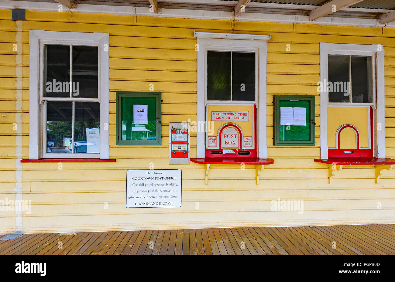 The historic Cooktown Post Office, built 1880, Cooktown, Far North Queensland, FNQ, QLD, Australia Stock Photo