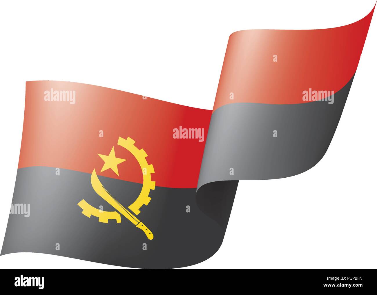 Angola Flag Vector Illustration On A White Background Stock Vector angola-flag-vector-illustration-on-a-white-background-stock-vector