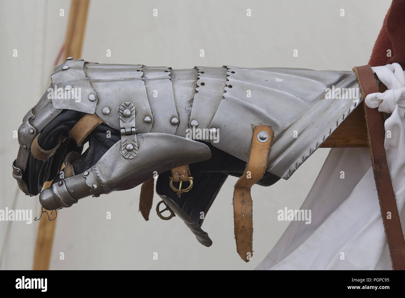 parts of a knights suit of Armour Stock Photo Alamy