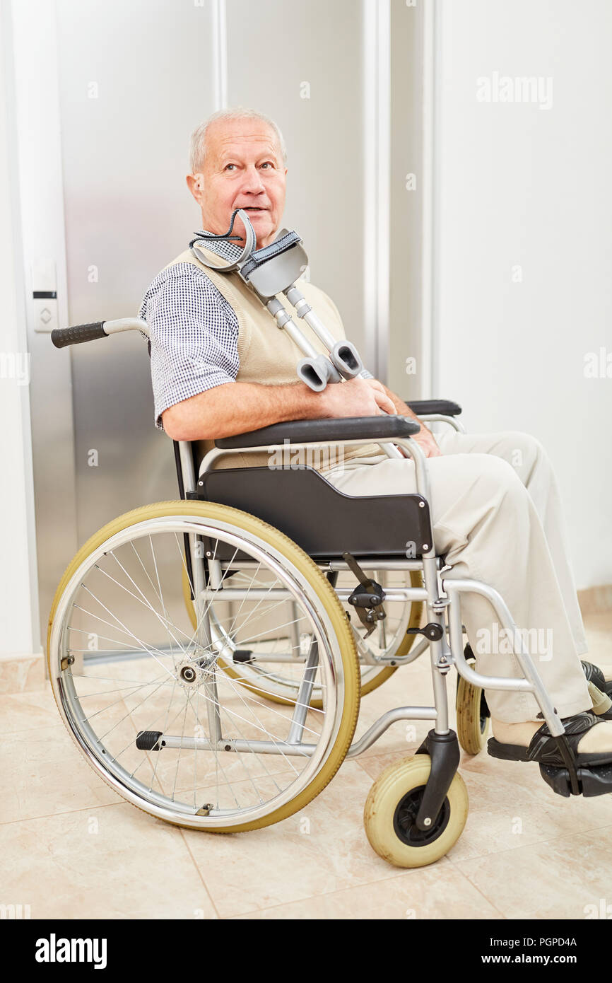 Stroke Patient In Wheelchair