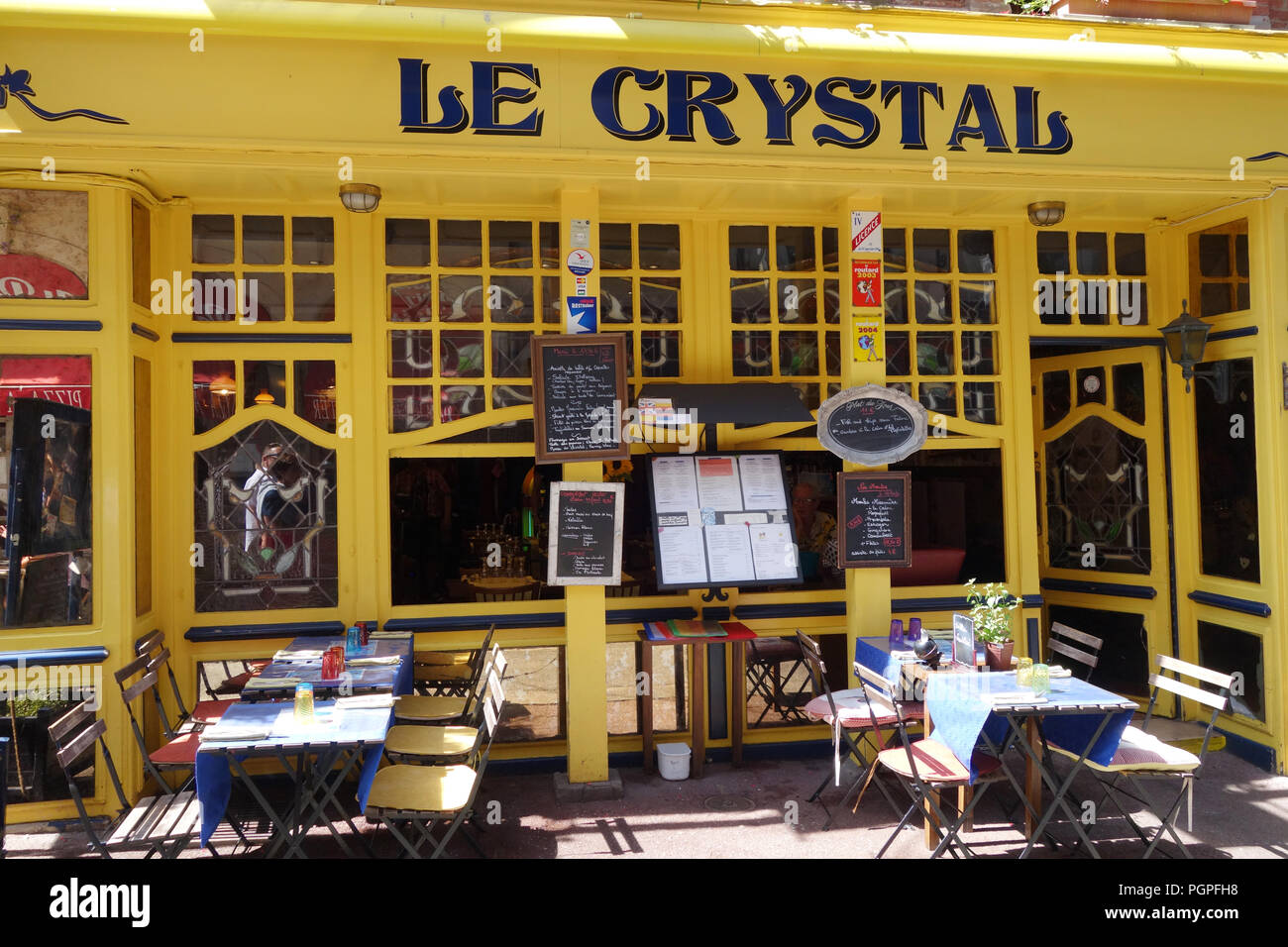 restaurant, Honfleur, Normandy France Stock Photo Alamy