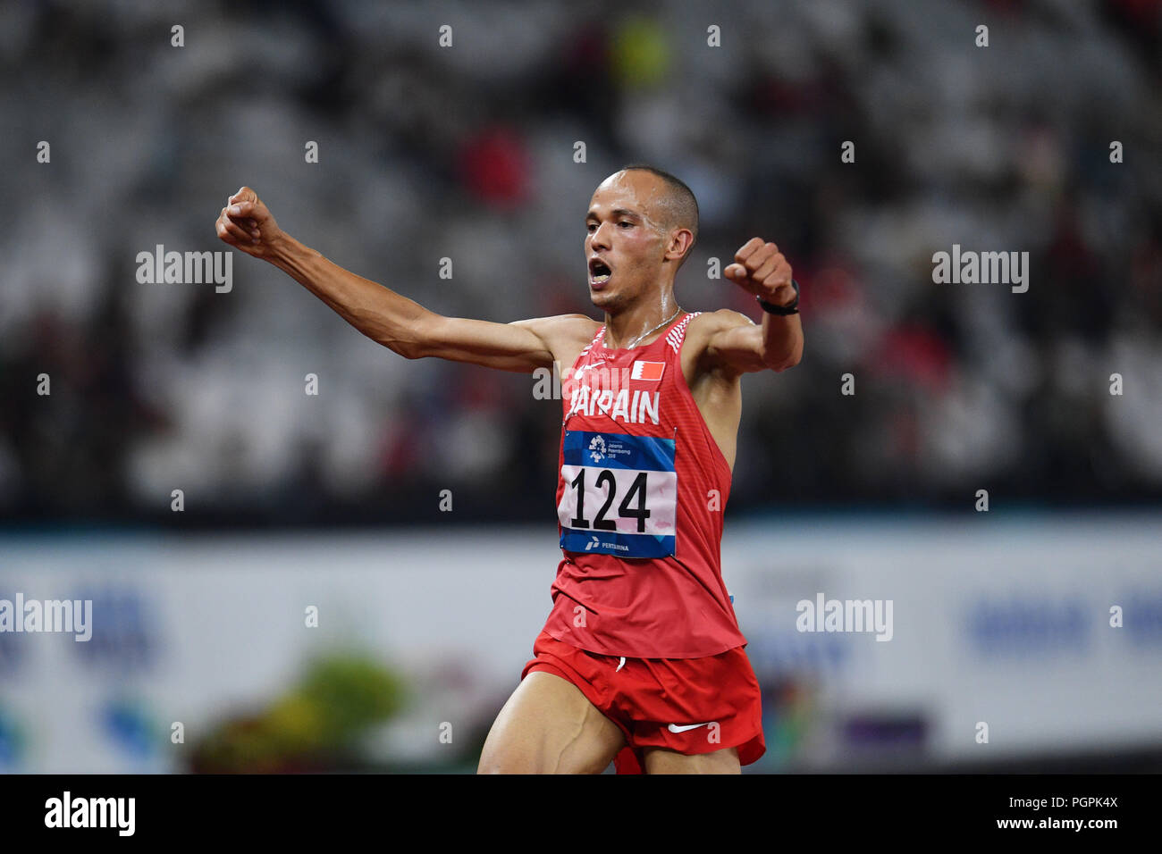 Jakarta, Indonesia. Credit MATSUO. 26th Aug, 2018. Hassan Chani (BRN