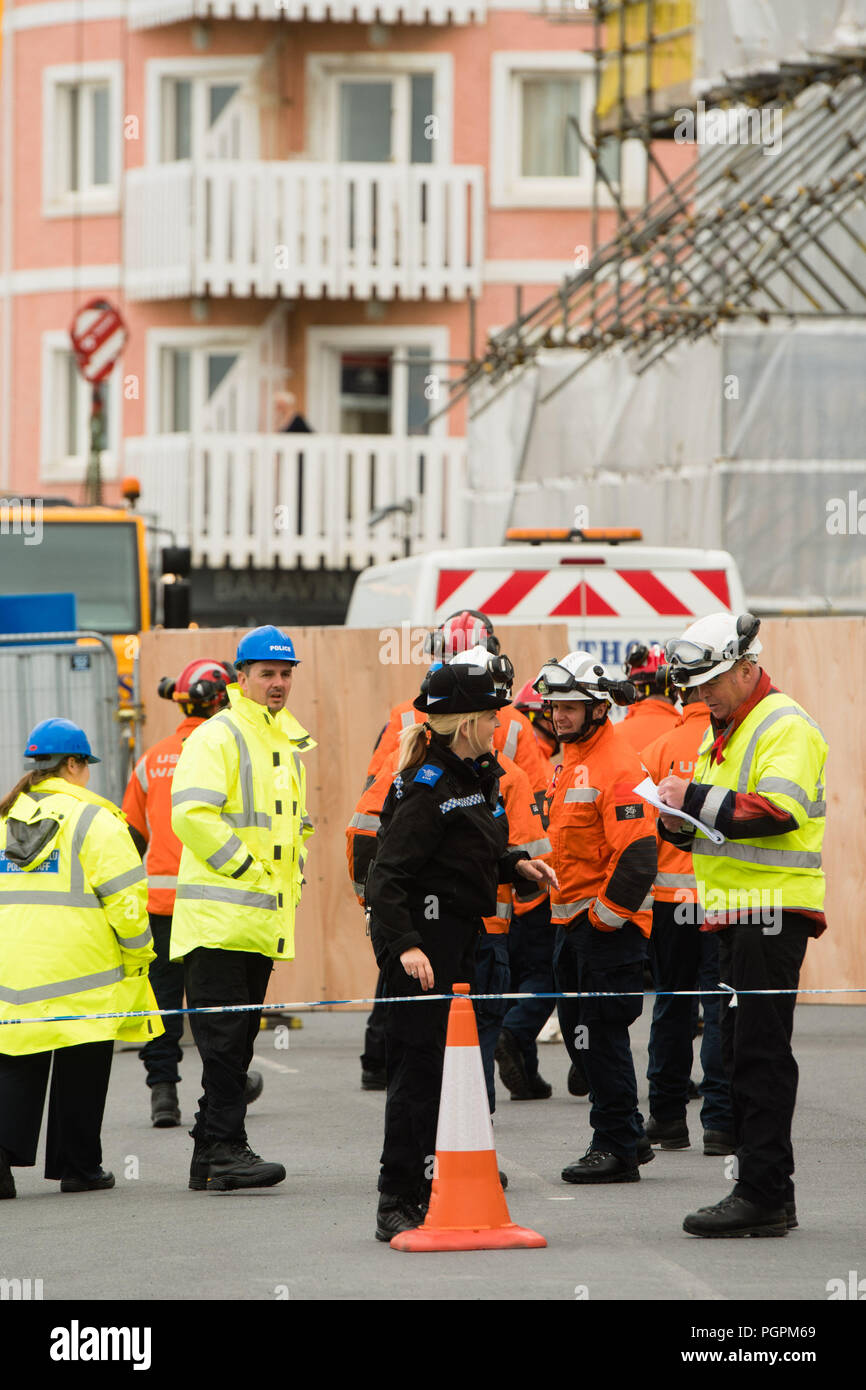 Aberystwyth Wales UK,Tuesday 28 August 2018 Five weeks after the