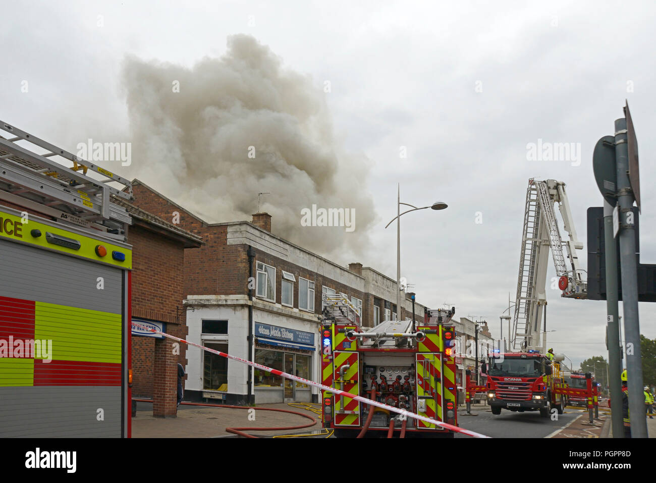 House Fire, Beeston, Nottingham, England Stock Photo - Alamy