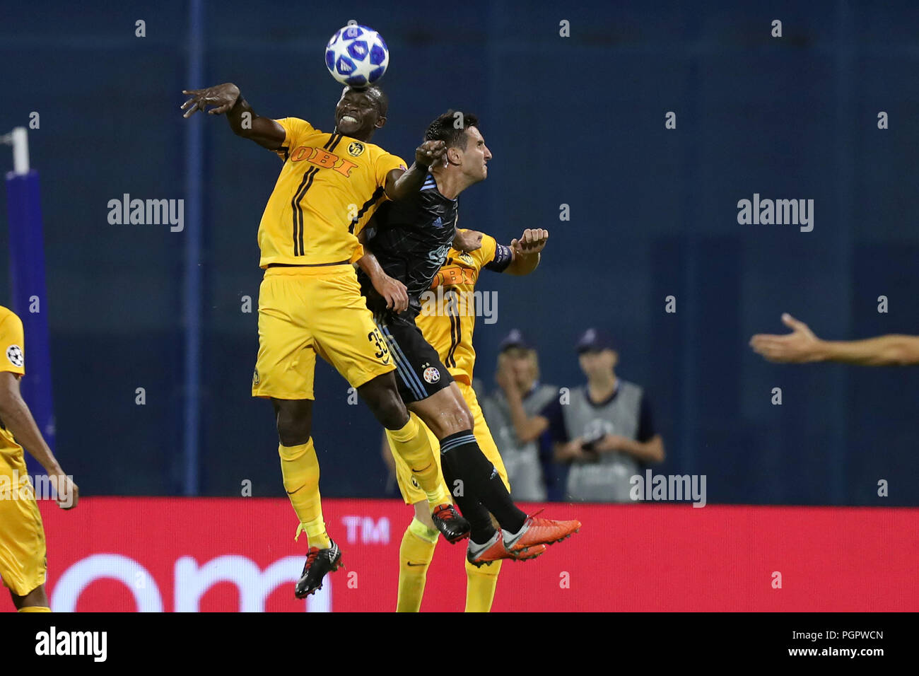 Sekou Junior Sanogo of Crvena Zvezda in action during the UEFA