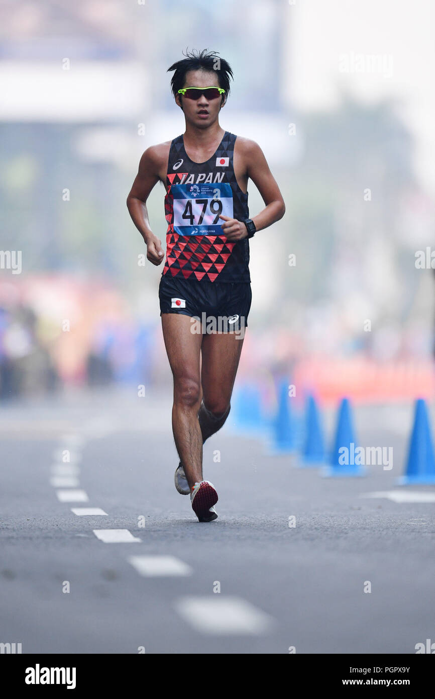 Jakarta, Indonesia. Credit MATSUO. 29th Aug, 2018. Eiki Takahashi (JPN