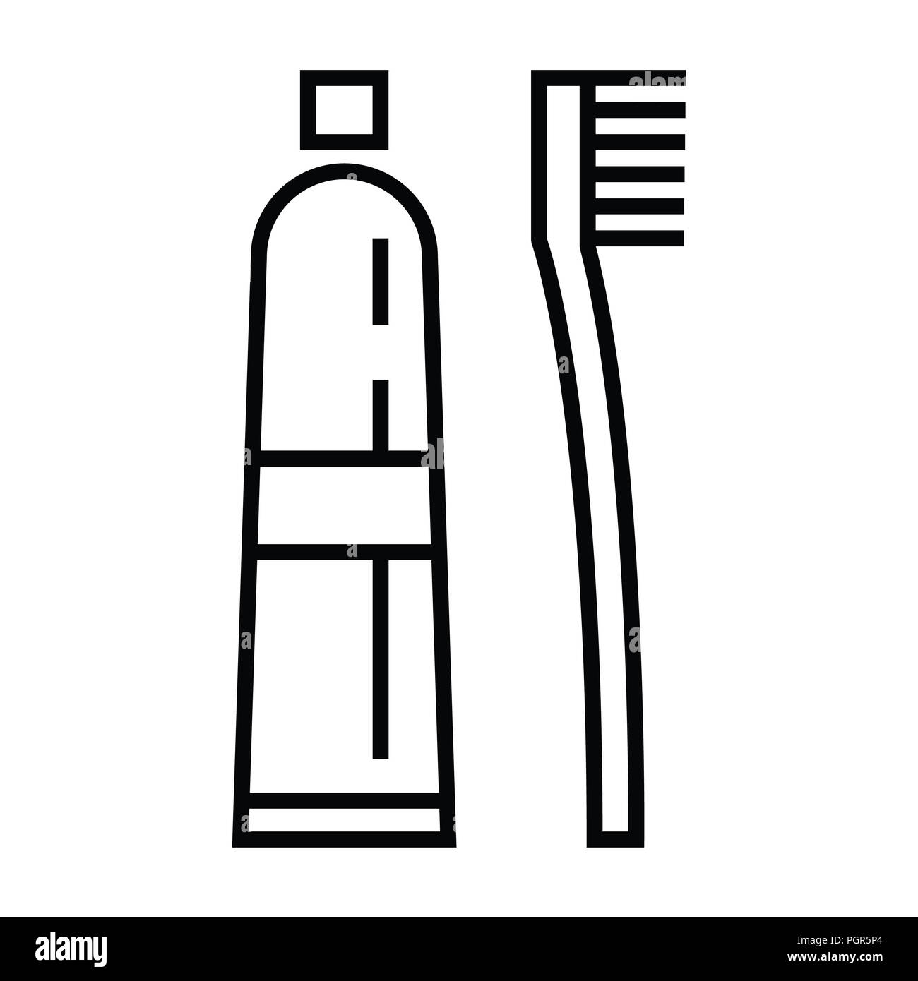 icon with outline and line style vector illustration Stock Photo - Alamy