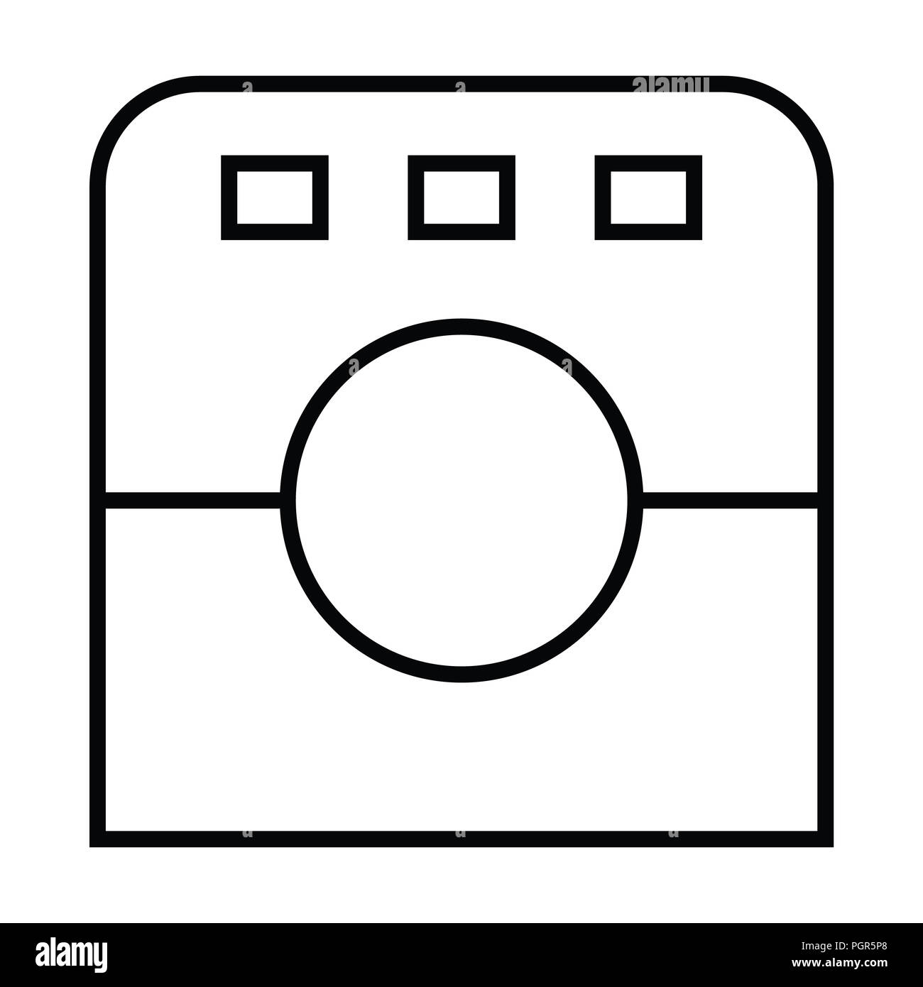 icon with outline and line style vector illustration Stock Photo - Alamy