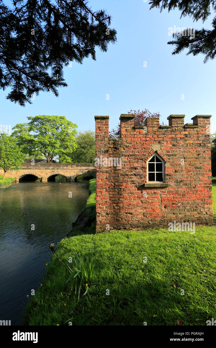 The Leech House, river Swale, Bedale market town, Hambleton, North
