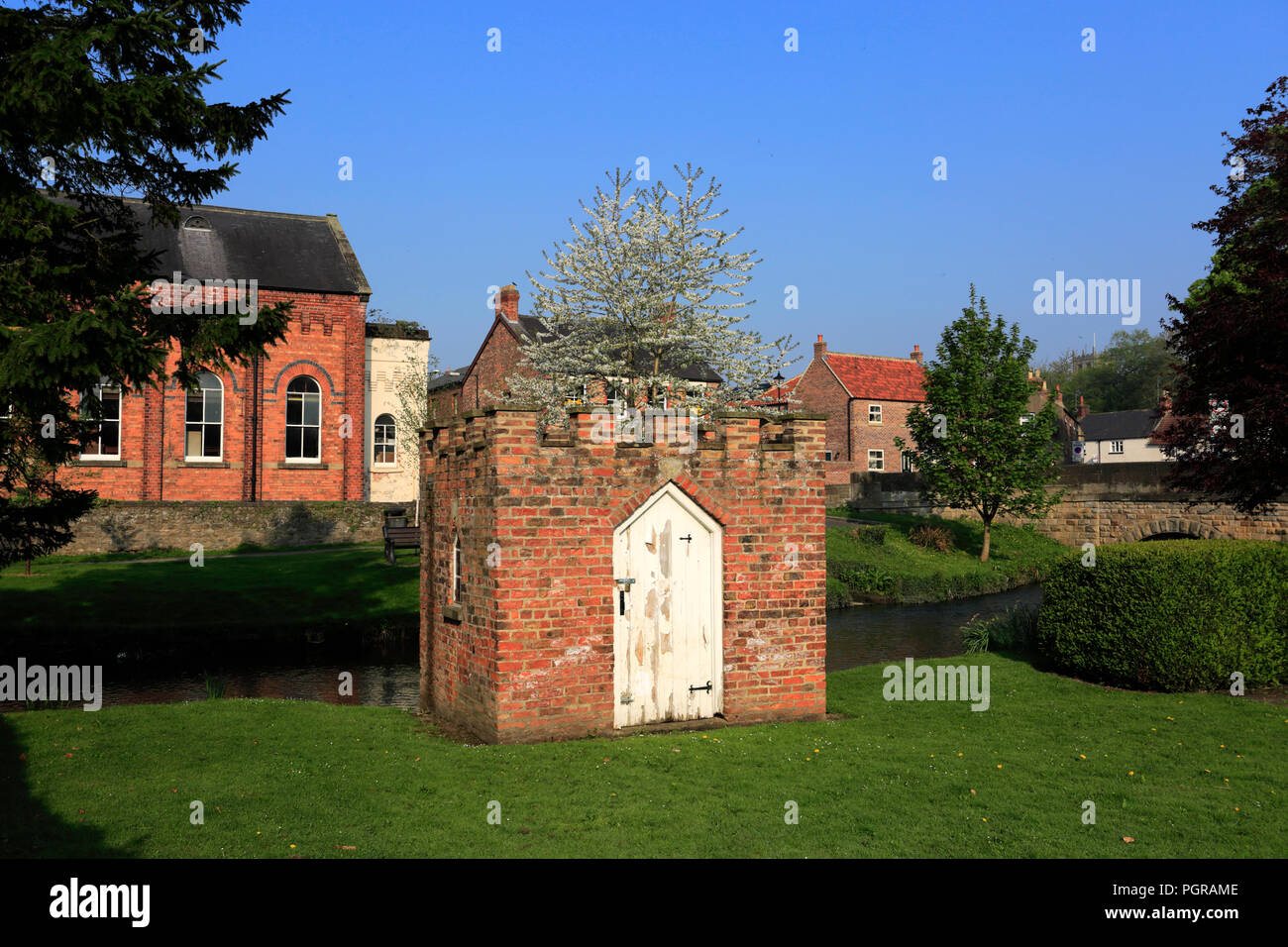 The Leech House, river Swale, Bedale market town, Hambleton, North