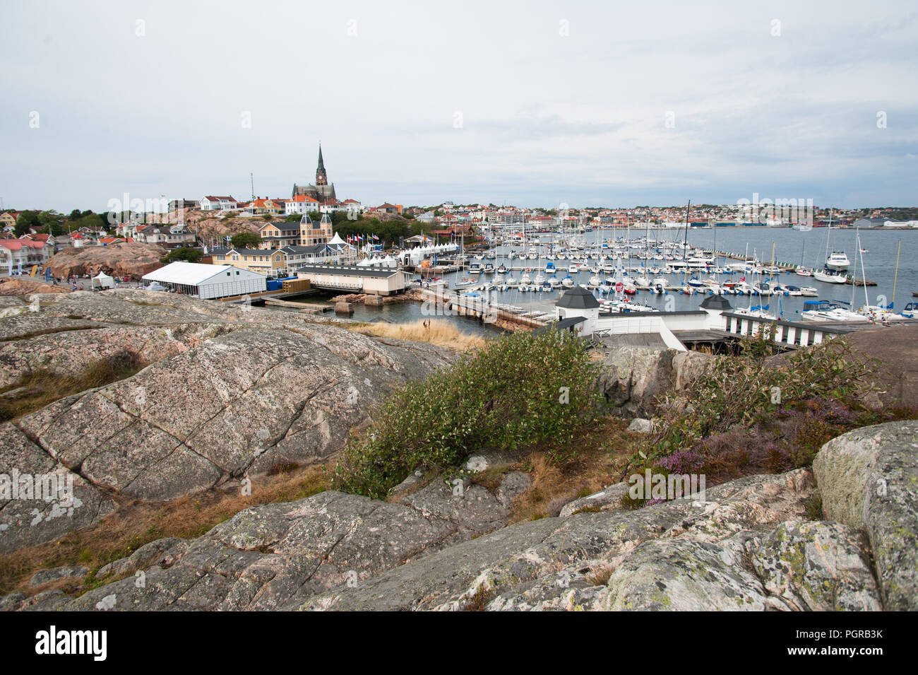 city of Lysekil in skerry sweden Stock Photo