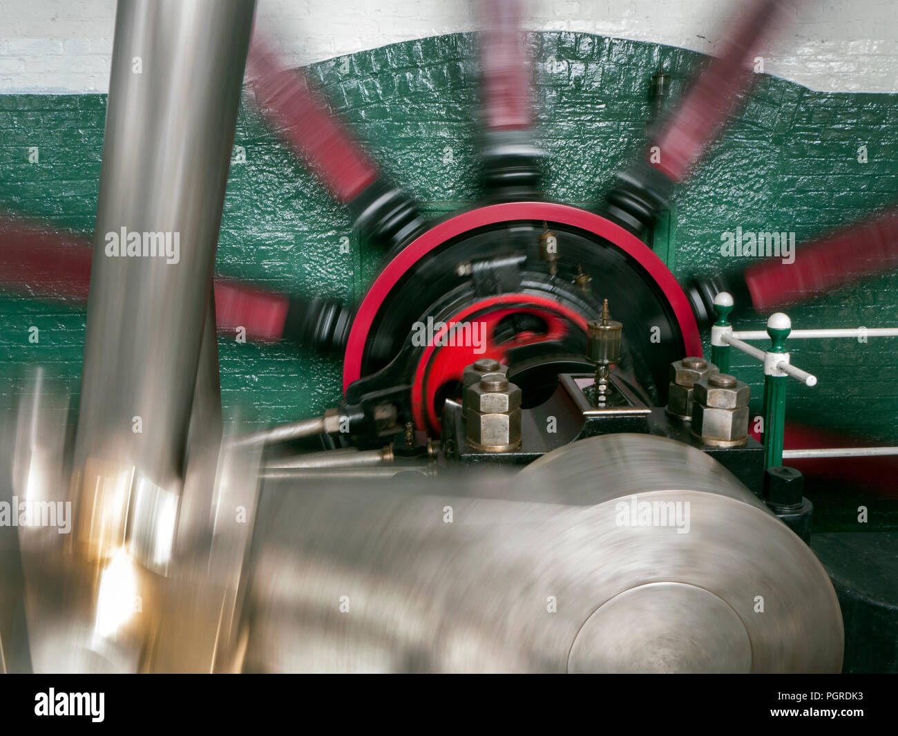 Markfield Beam engine working at the pumping station on the river Lea ...