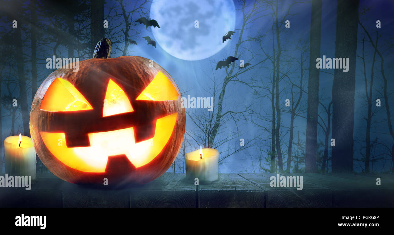 Halloween pumpkins bat in hi-res stock photography and images - Alamy