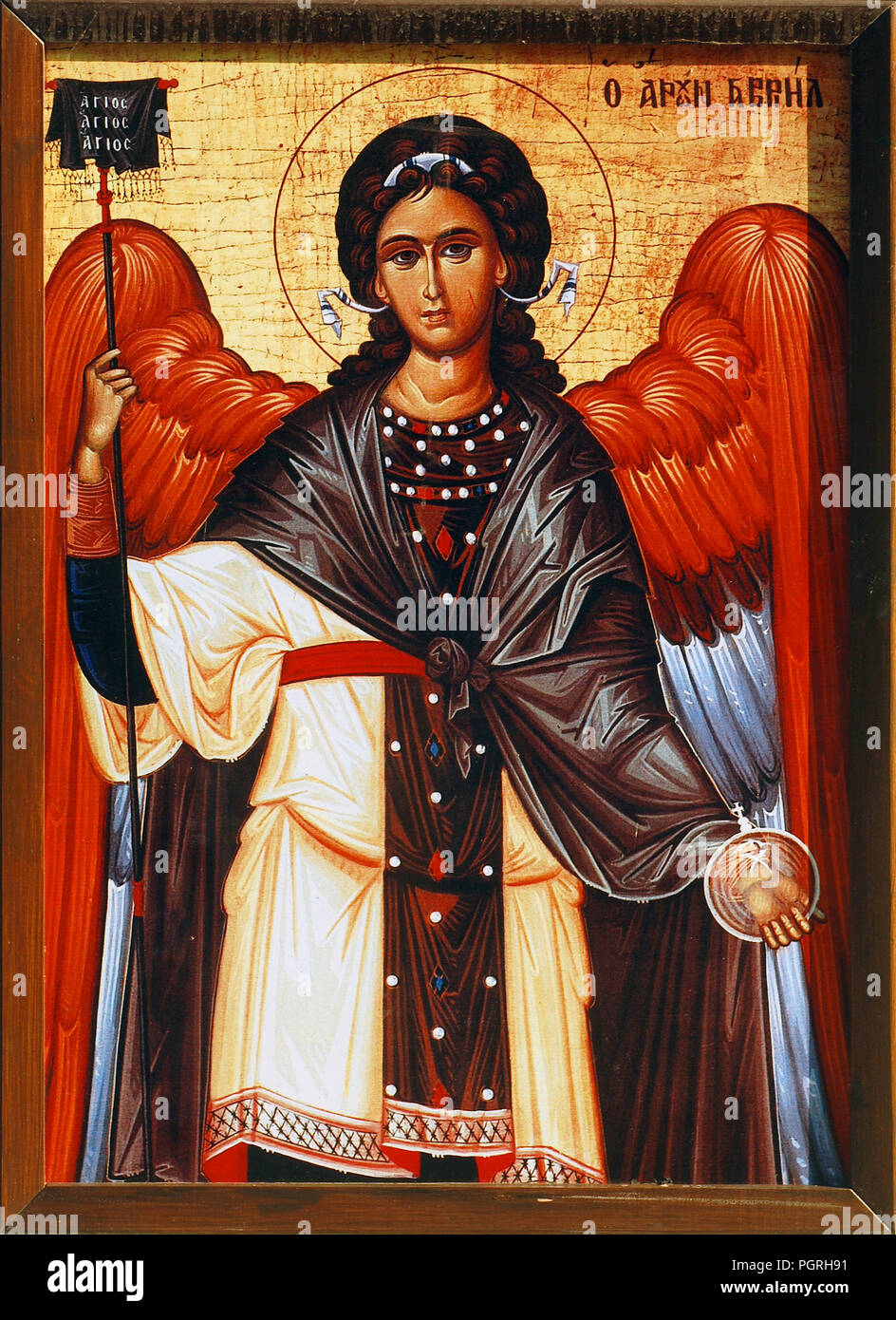 religious icon depicting an angel Stock Photo - Alamy