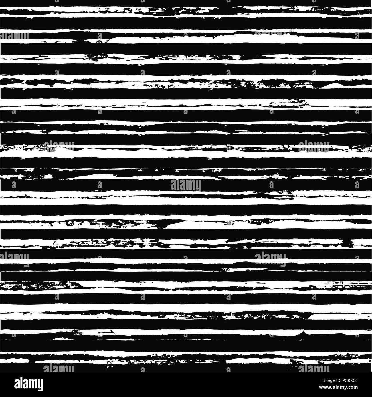 Irregular black striped pattern seamless hand drawn print Stock Vector ...