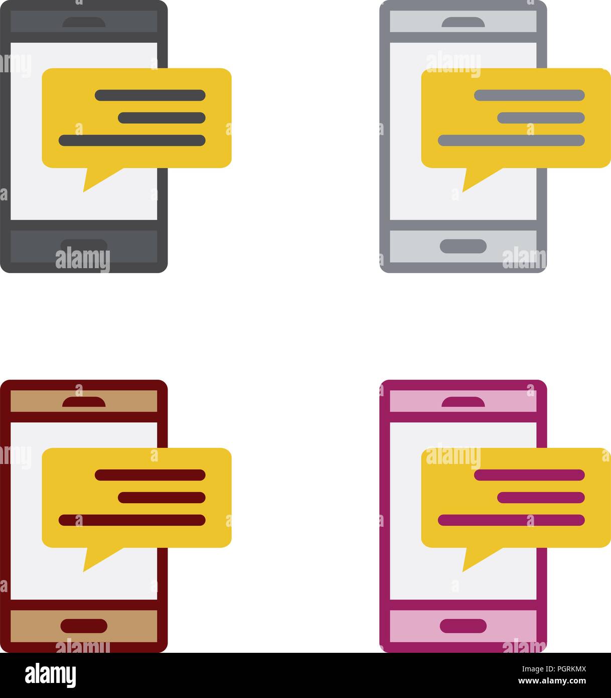 Whatsapp chat screen Stock Vector Images - Alamy