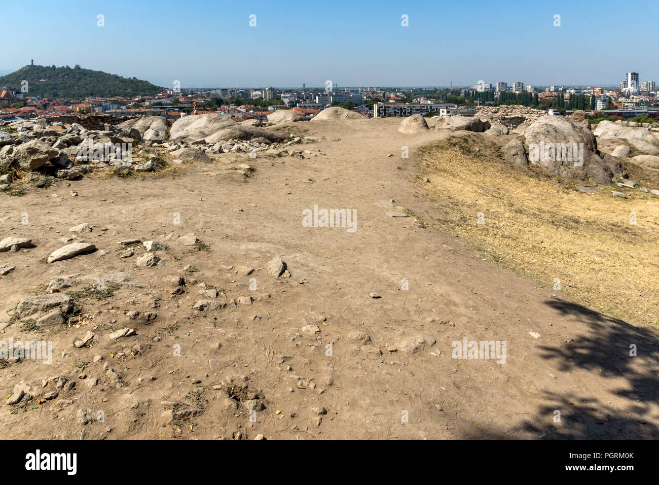 Amazing Panorama to City of Plovdiv from Nebet tepe hill, Bulgaria ...