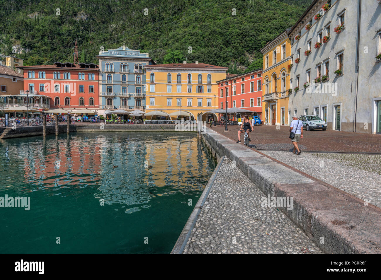 Riva del Garda, Lake Garda, Trentino, Italy, Europe Stock Photo