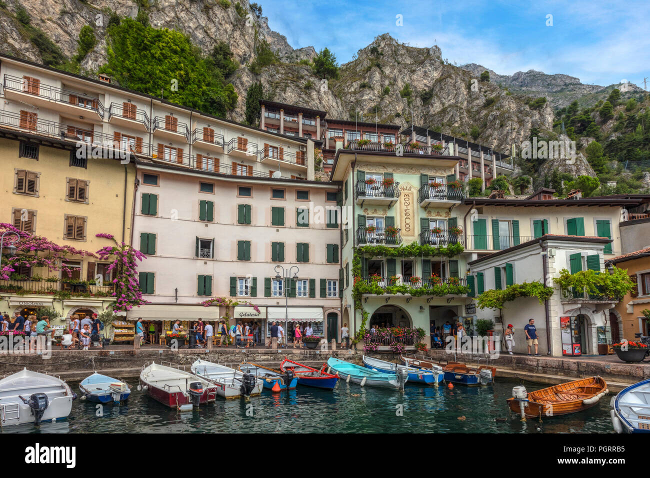 Lake garda town limone sul hi-res stock photography and images - Alamy