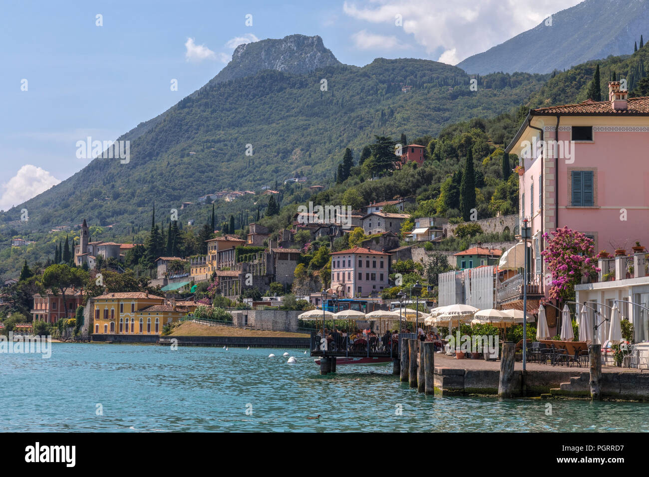 Gargnano, Lake Garda, Lombardy, Italy, Europe Stock Photo