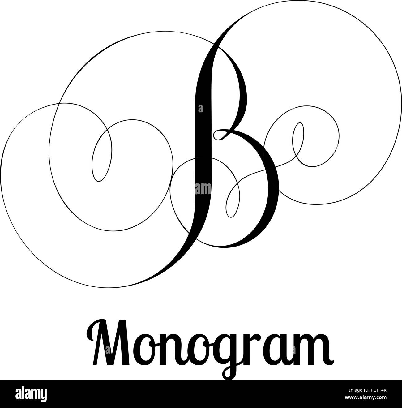Calligraphy Letter B Designs