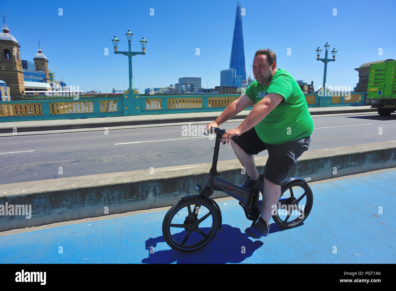 Cycling in London, England, UK Stock Photo Alamy