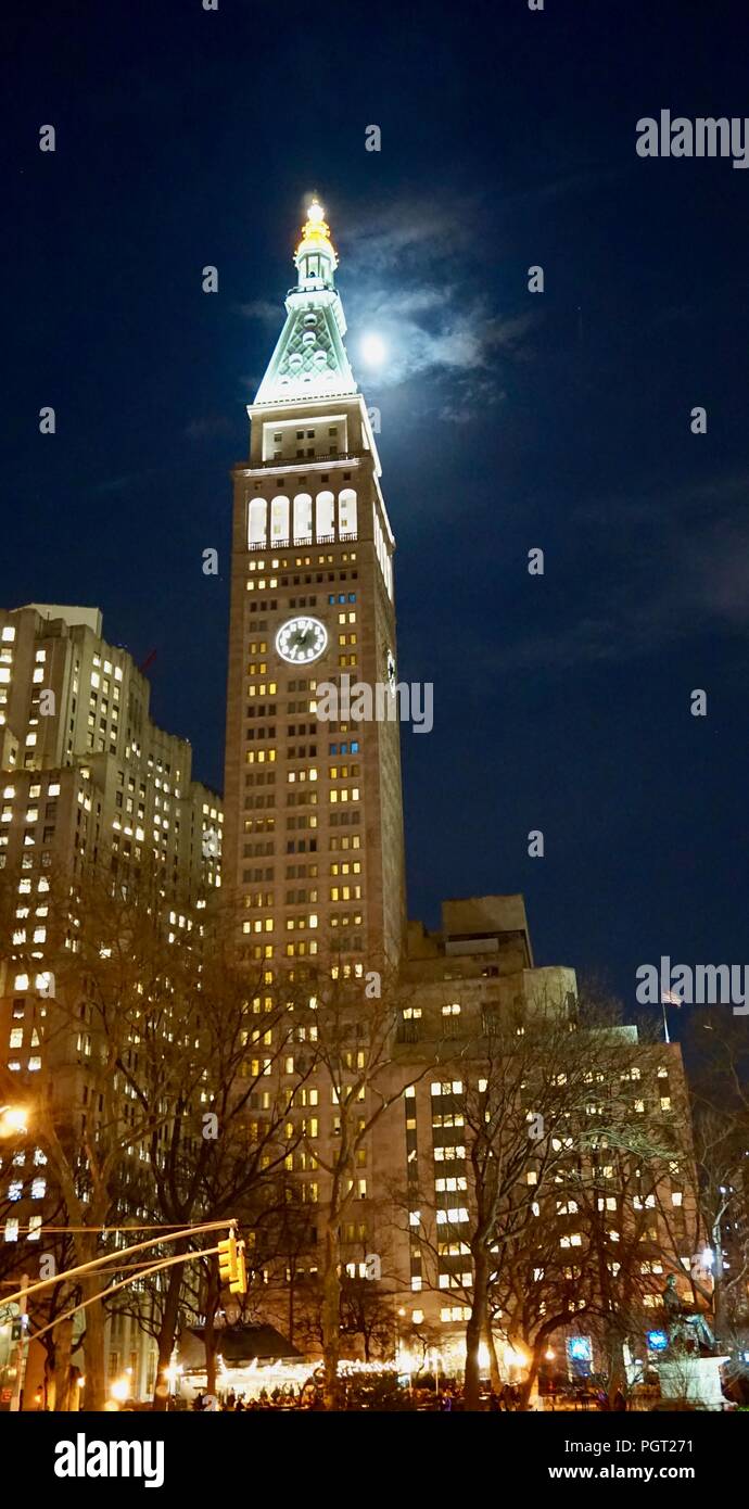 Clocktower Nyc High Resolution Stock