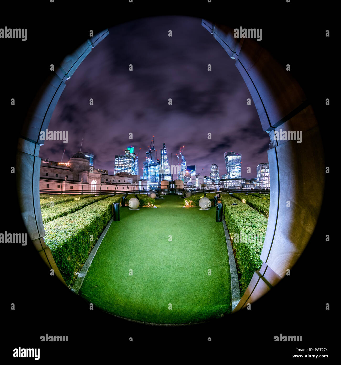 Coq d'Argent Restaurant and Roof Garden, London Stock Photo Alamy