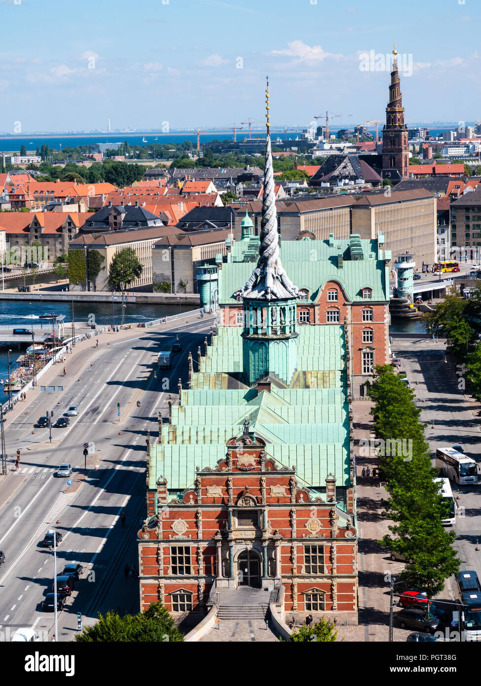 Børsen, The Old Stock Exchange, Slotsholmen, Copenhagen, Zealand, Denmark,  Europe Stock Photo - Alamy