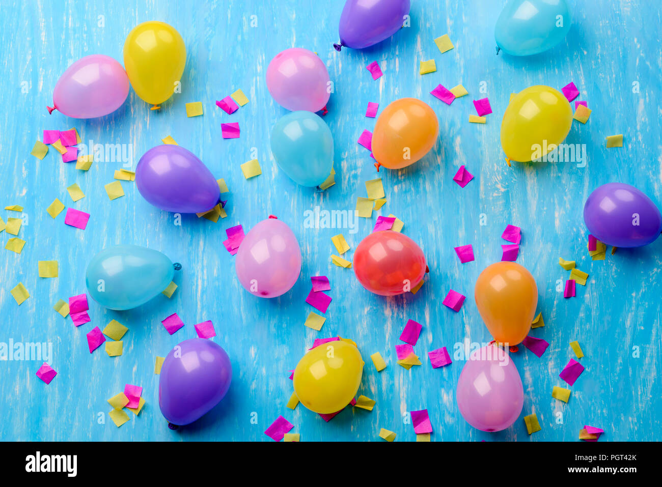 Multi-coloured baloons, screen saver Stock Photo