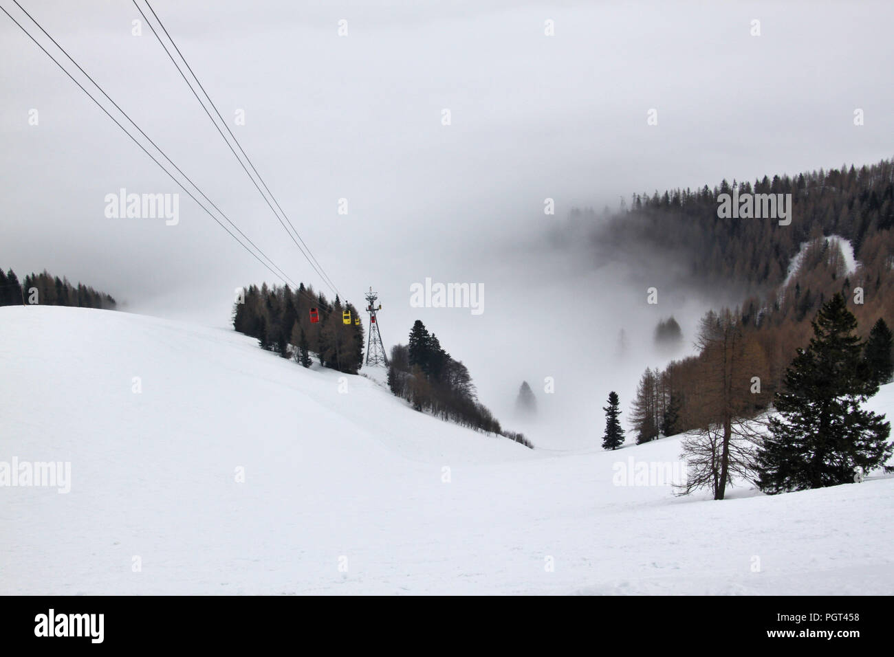 A view of the Austrian Mountains at St Gilgen in Winter Stock Photo - Alamy