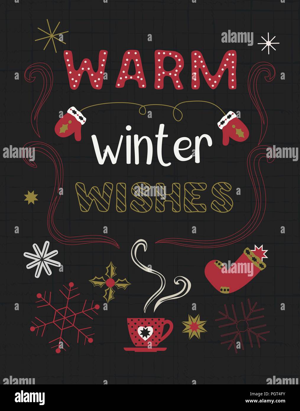 Christmas Holiday decoration Stock Vector