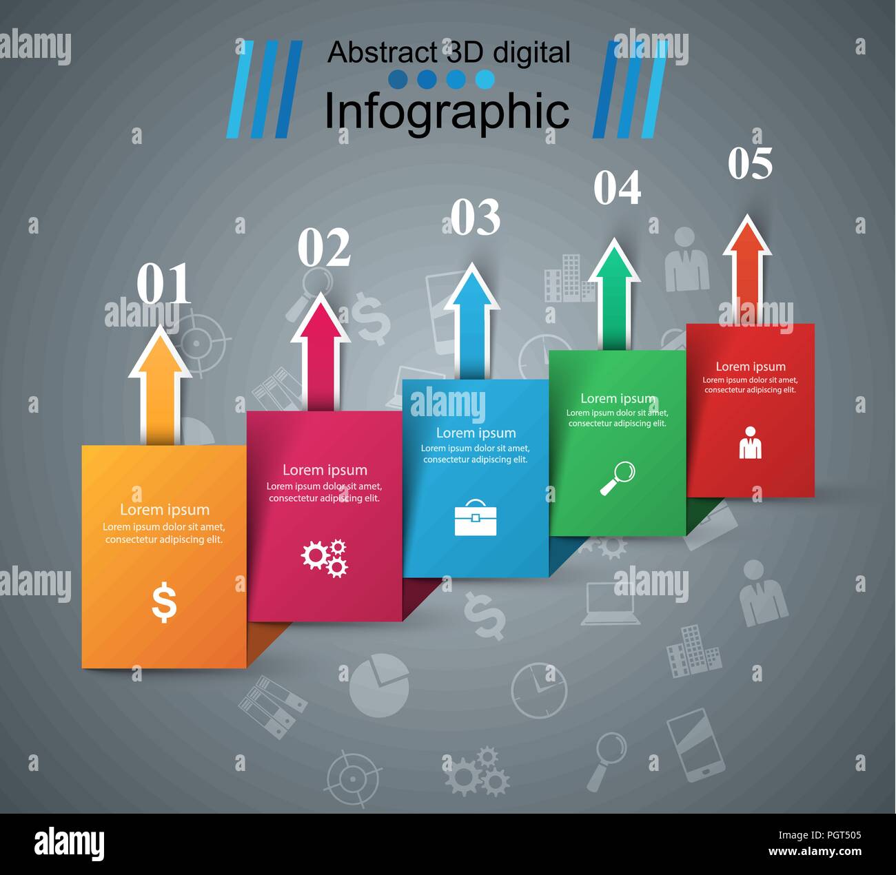 Origami Inforgraphics Business Infographics origami style Vector illustration Stock Vector ...