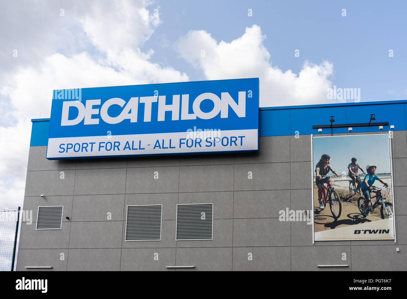 A Decathlon shop sign in Berlin, Germany Stock Photo - Alamy