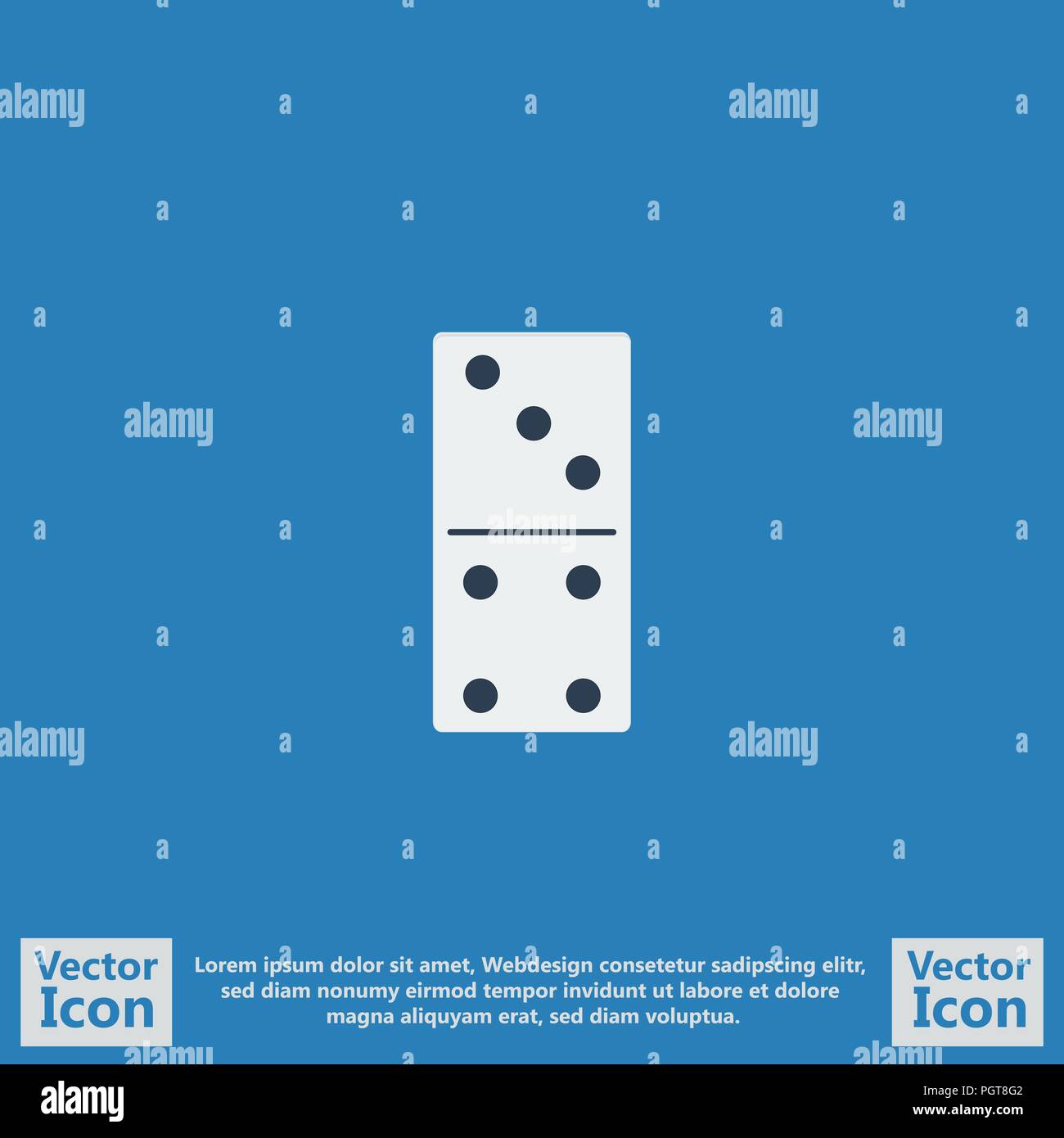 Domino label Stock Vector Images - Alamy