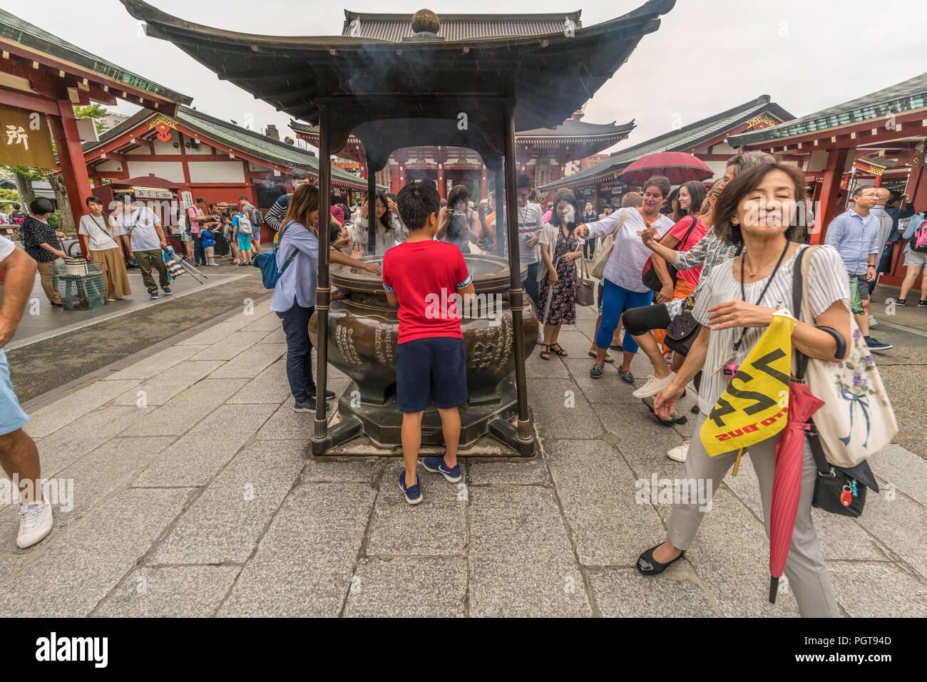 Incense burner in front of temple hi-res stock photography and images ...