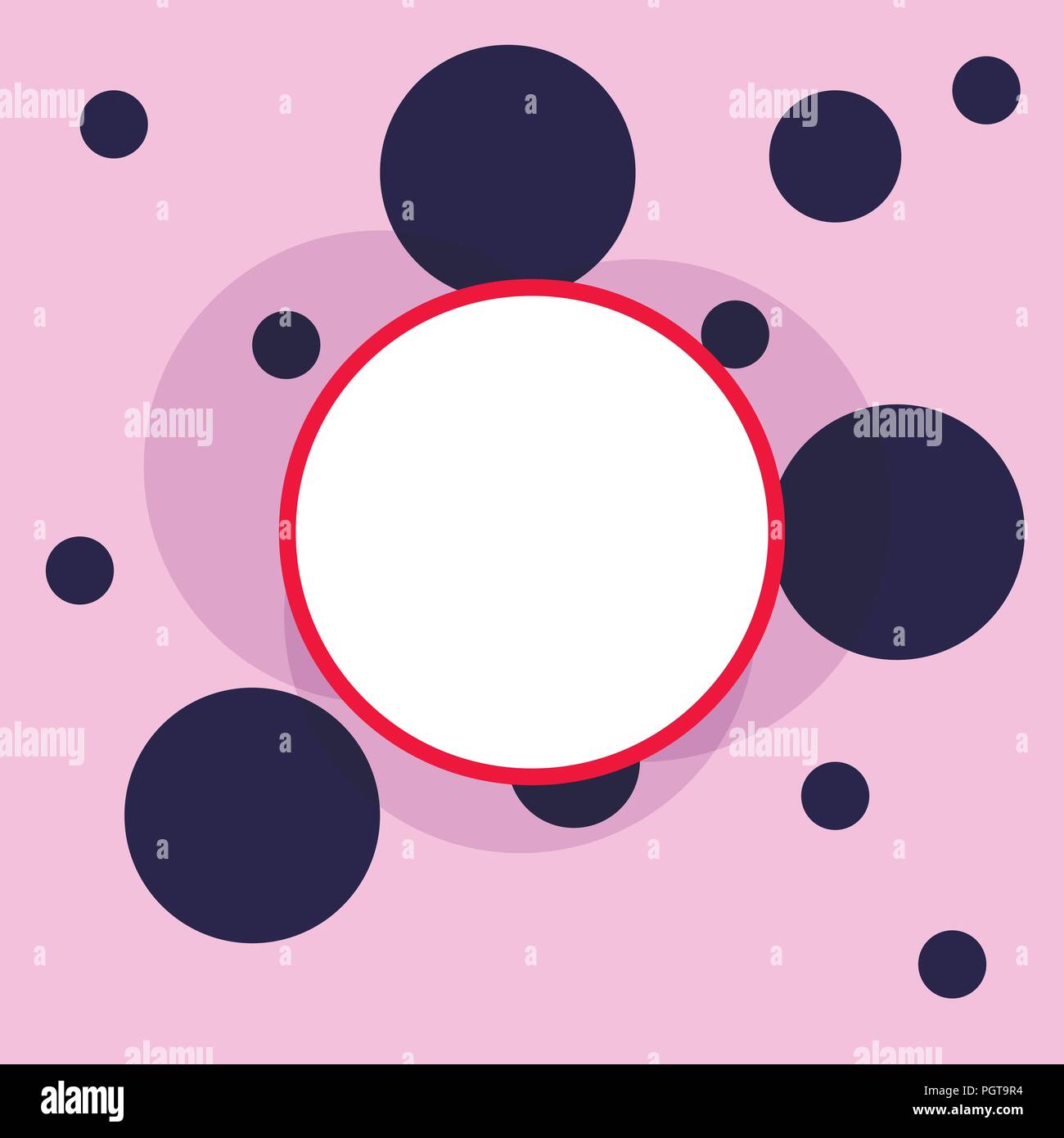 Creative vector background with room for your text in center. Stock Vector