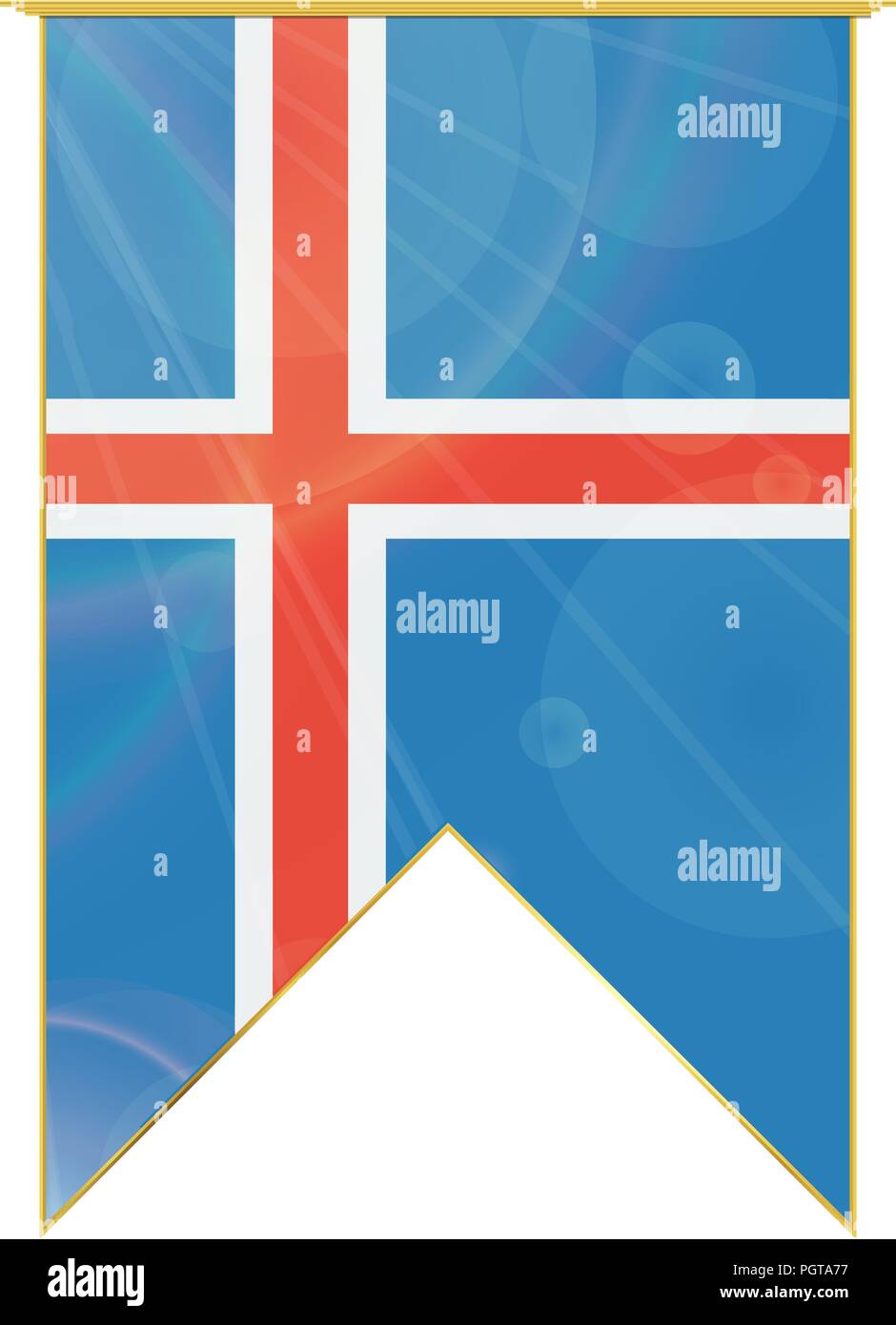 Iceland Map Ribbon Beautiful iceland Stock Vector Images - Alamy