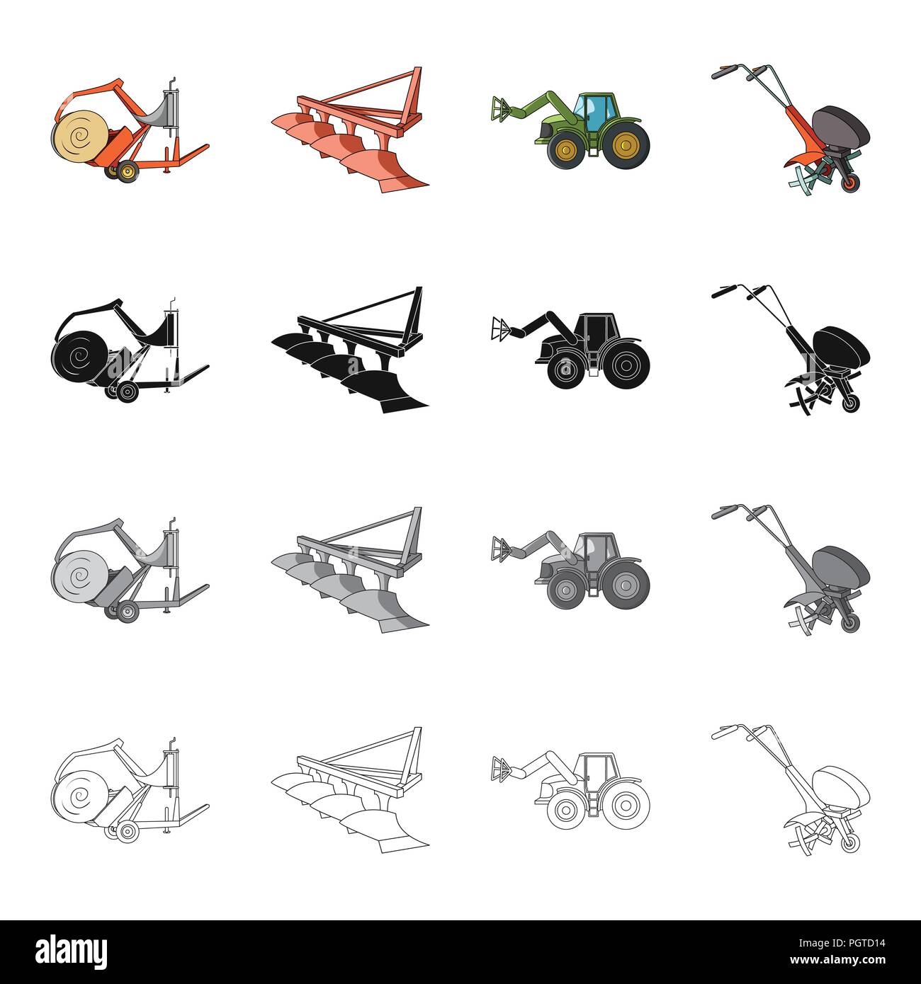 Tractor trolley cartoon hires stock photography and images Alamy