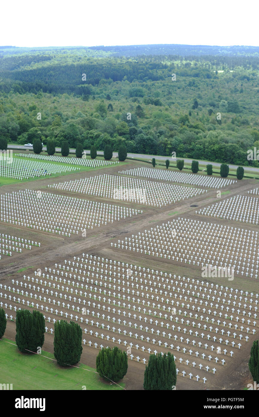 soldier cemetery in Verdun France Stock Photo