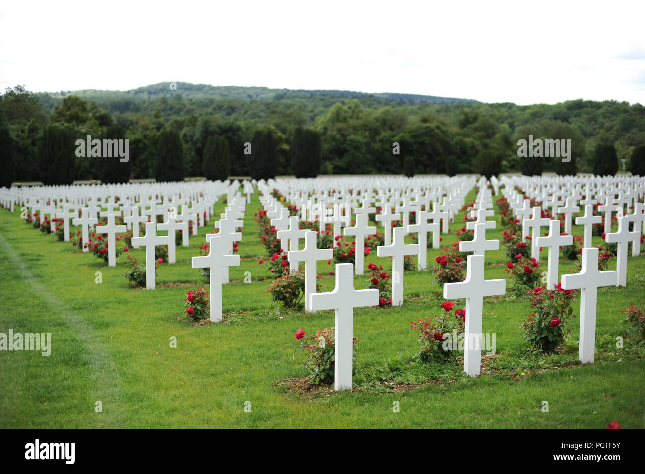 soldier cemetery in Verdun France Stock Photo