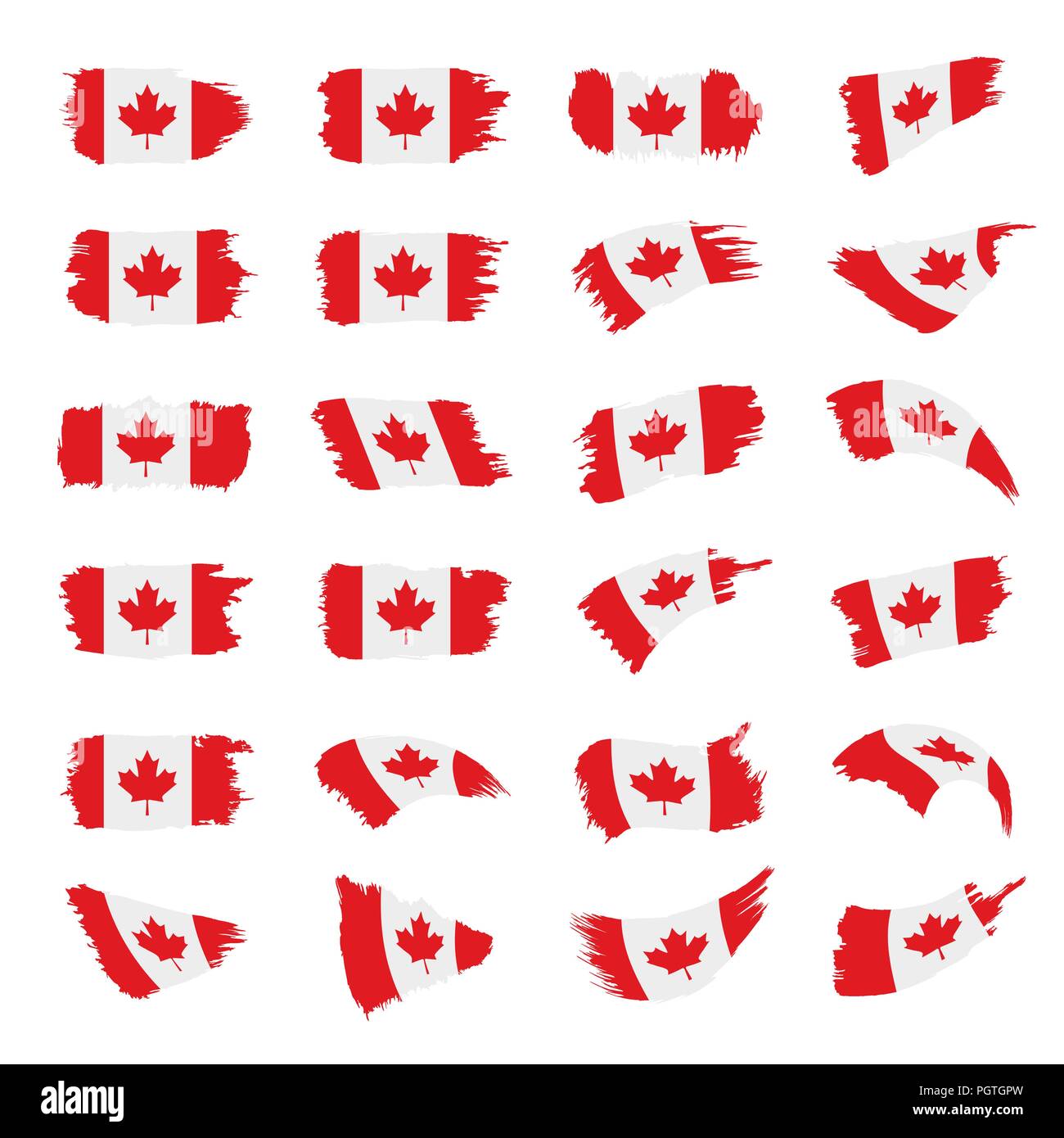 Canada flag, vector illustration Stock Vector Image & Art - Alamy