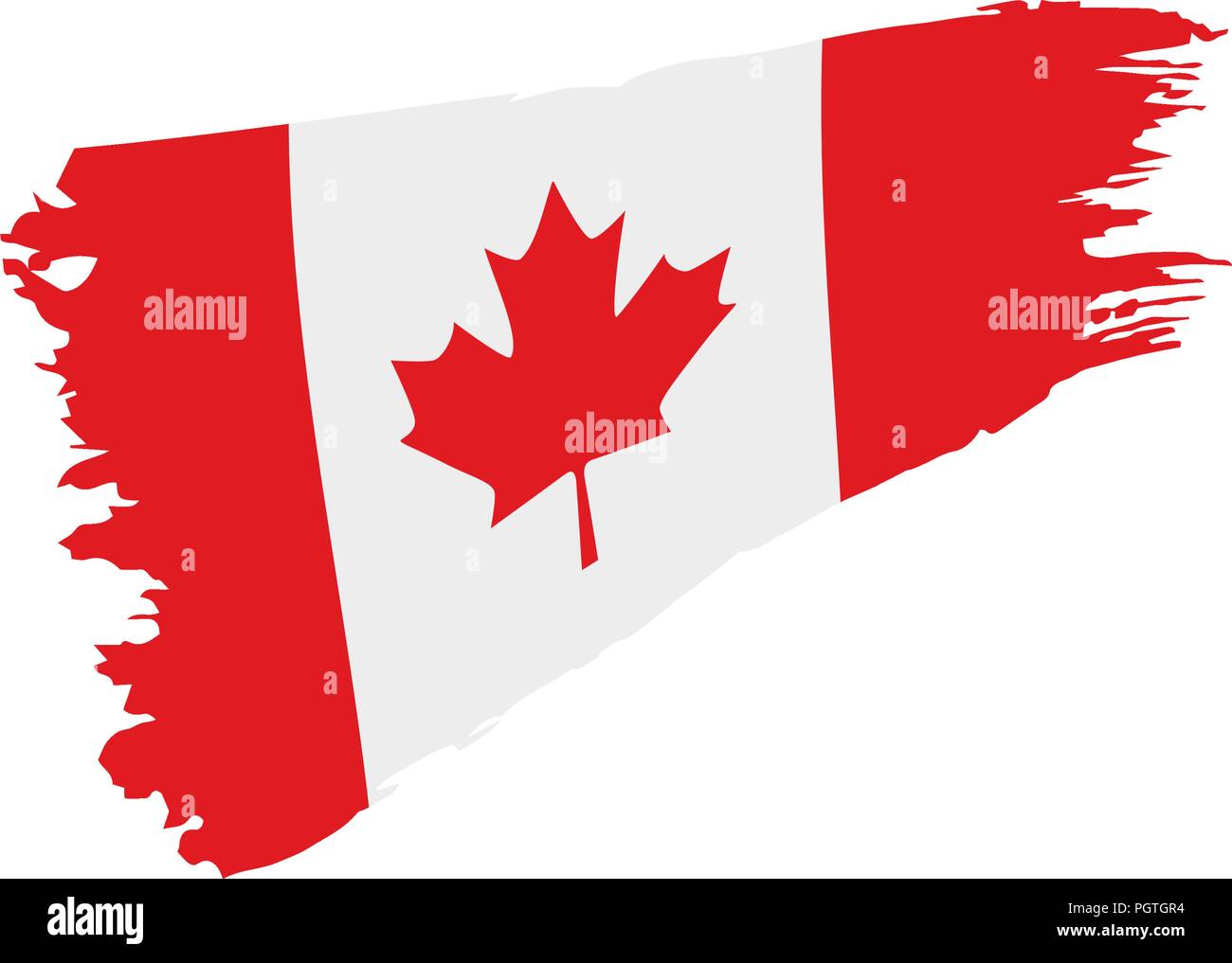 Canada flag, vector illustration Stock Vector Image & Art - Alamy