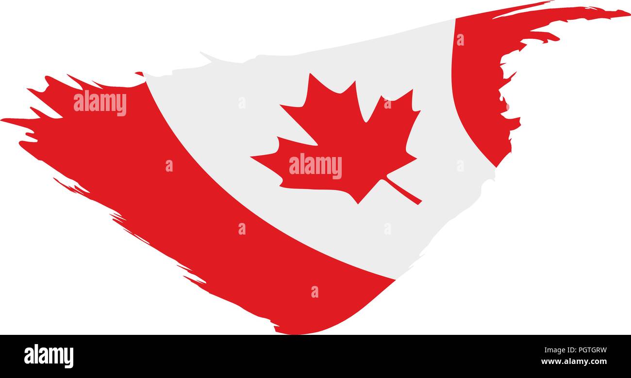 Canada flag, vector illustration Stock Vector Image & Art - Alamy