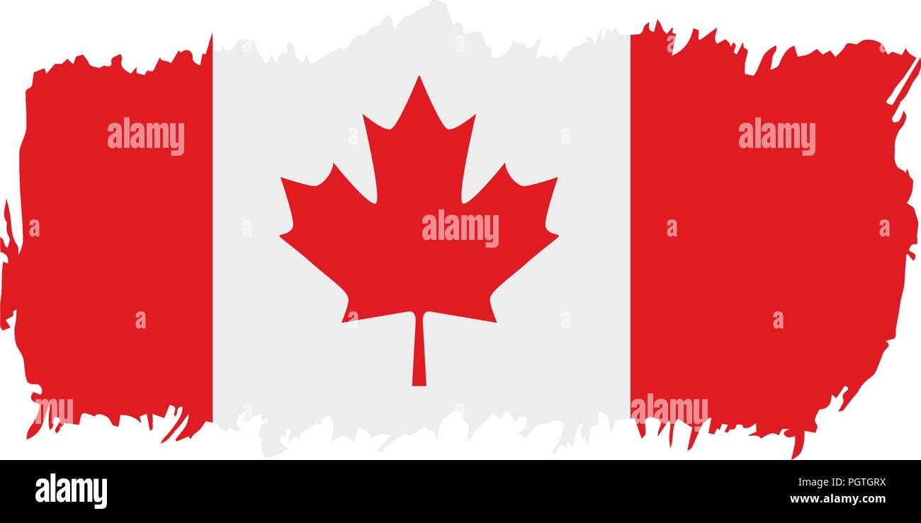 Canada flag, vector illustration Stock Vector Image & Art - Alamy