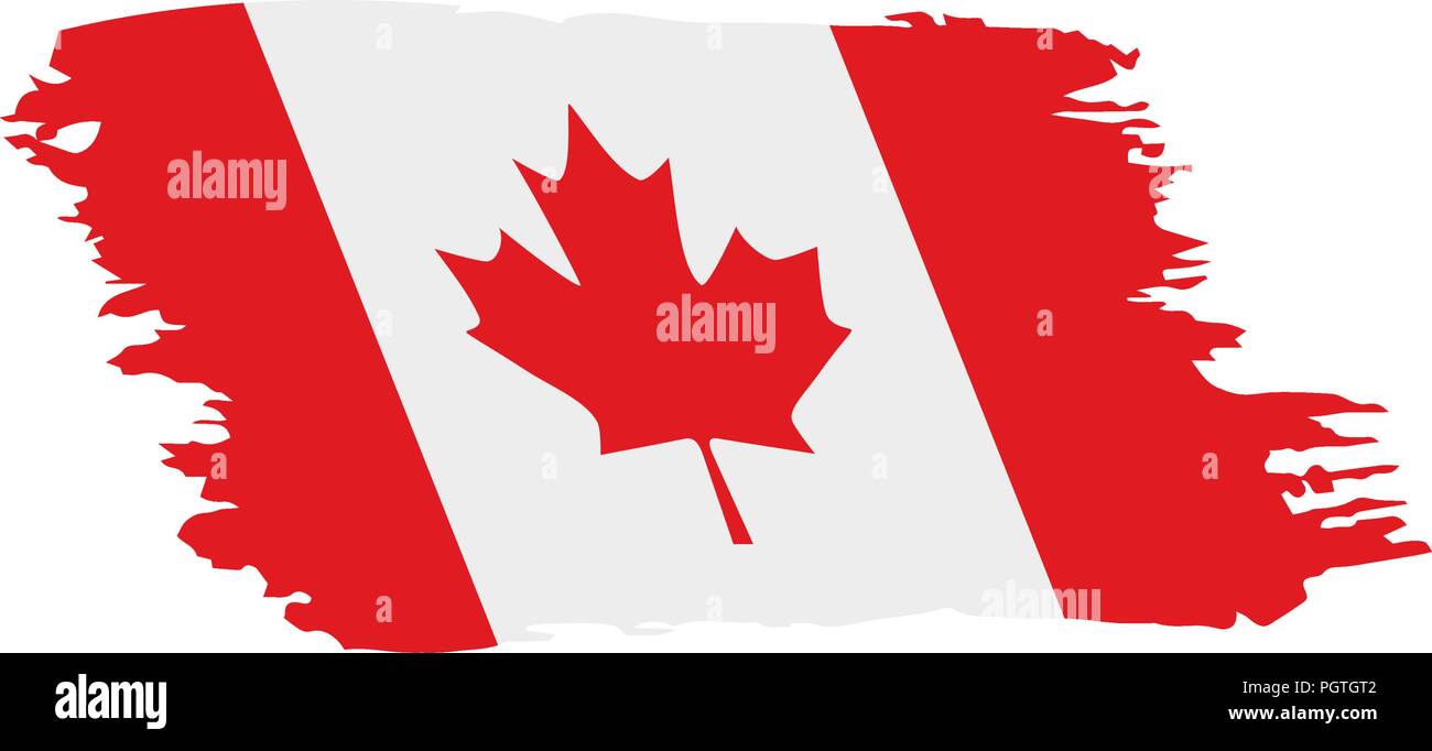 Canada flag, vector illustration Stock Vector Image & Art - Alamy