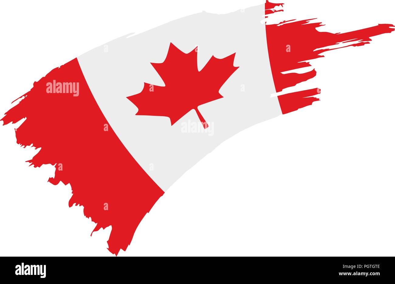Canada flag, vector illustration Stock Vector Image & Art - Alamy