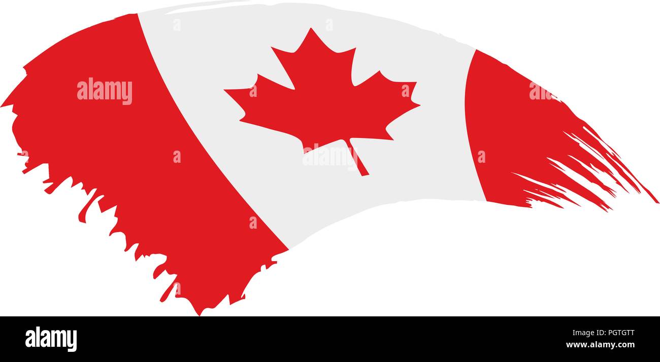 Canada flag, vector illustration Stock Vector Image & Art - Alamy