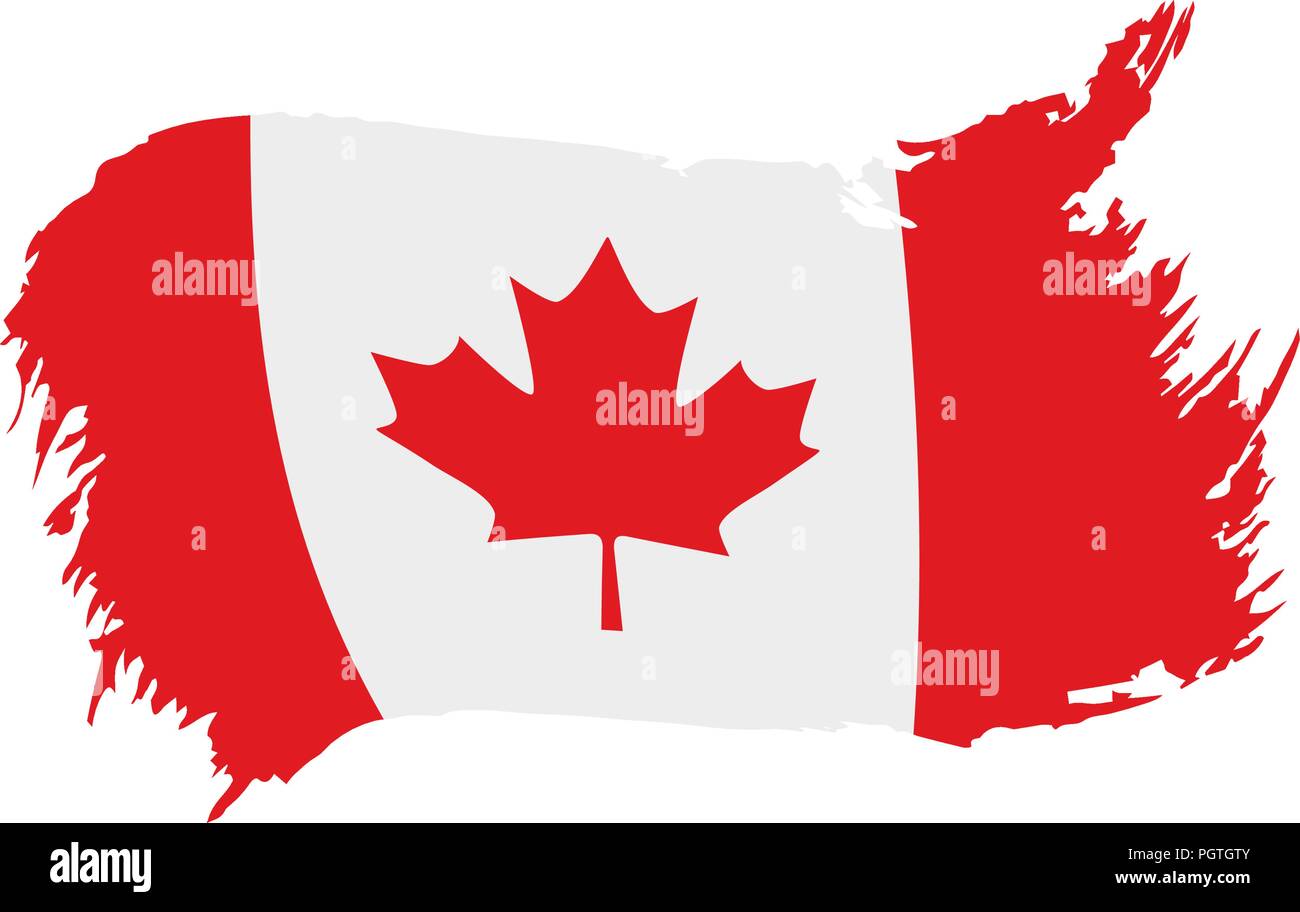 Canada flag, vector illustration Stock Vector Image & Art - Alamy