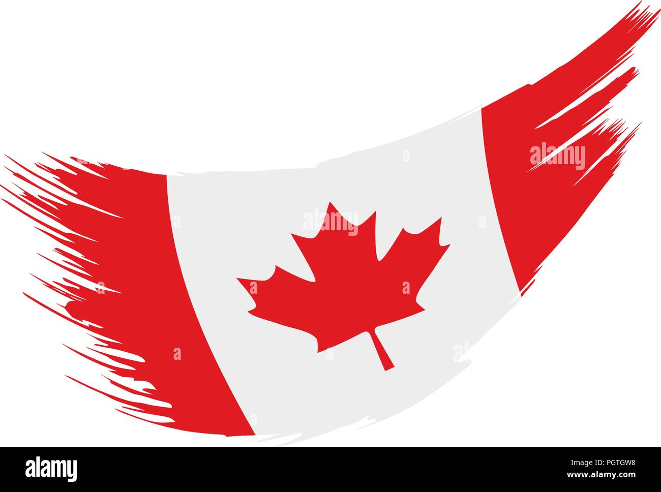 Canada flag, vector illustration Stock Vector Image & Art - Alamy